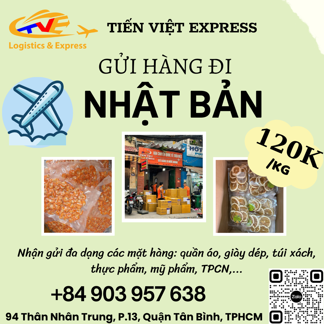 Gửi hàng đi Nhật Bản - Tiến Việt Express